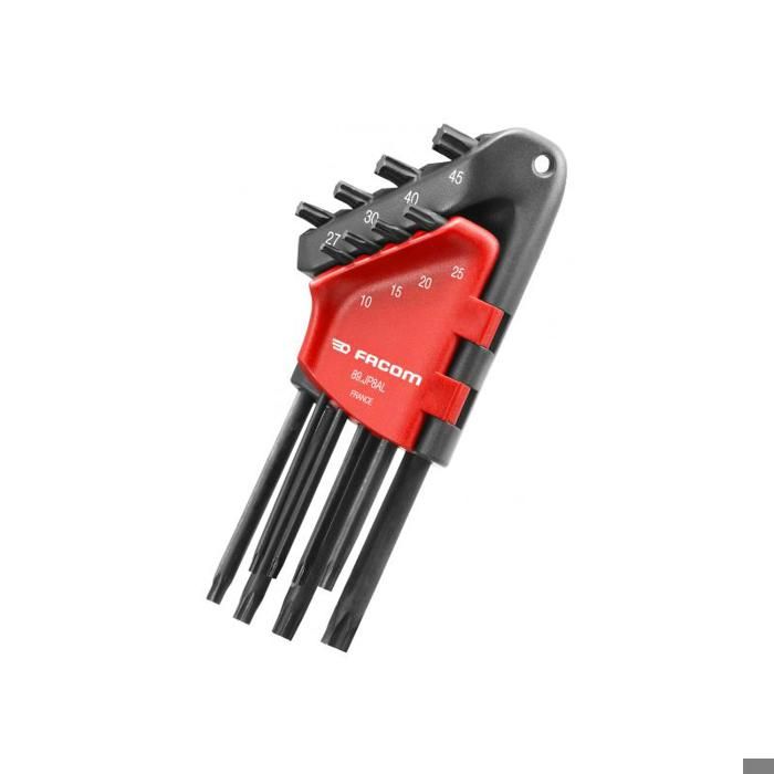 Jeux de 8 clés mâles coudées Torx® en étui - FACOM - 89.JP8AL
