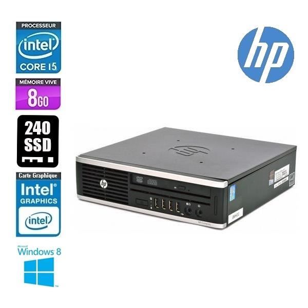 HP COMPAQ ELITE 8300 PRO USDT CORE I5 3470S 2.9Ghz 8GO 240SSD