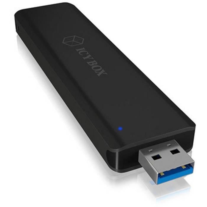 icybox RaidSonic IB-1818-U31 Boîtier de disques de stockage M.2 Enceinte ssd Anthracite ( External enclosure for M.2 SSD, USB 3.1, s