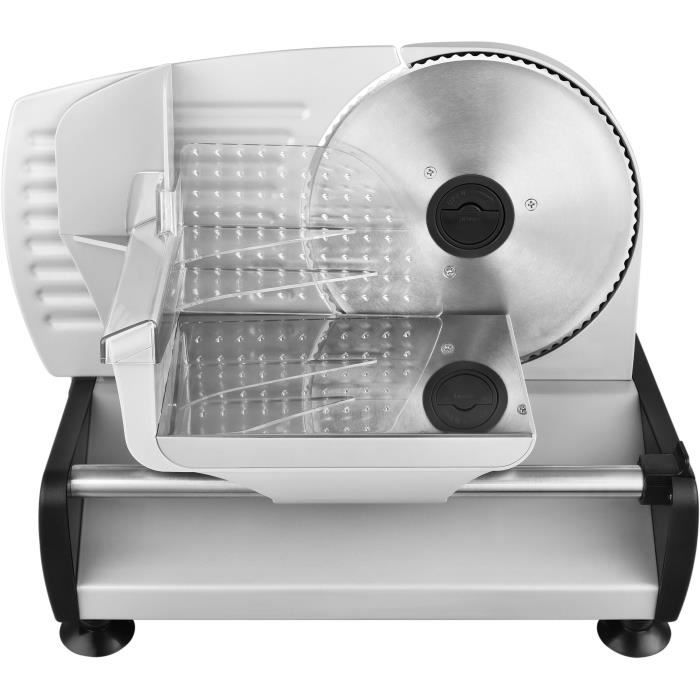 KALORIK TKGAS1003 Trancheuse - 150 W - Lame inox - Réglage tranches de 0 à 15 mm