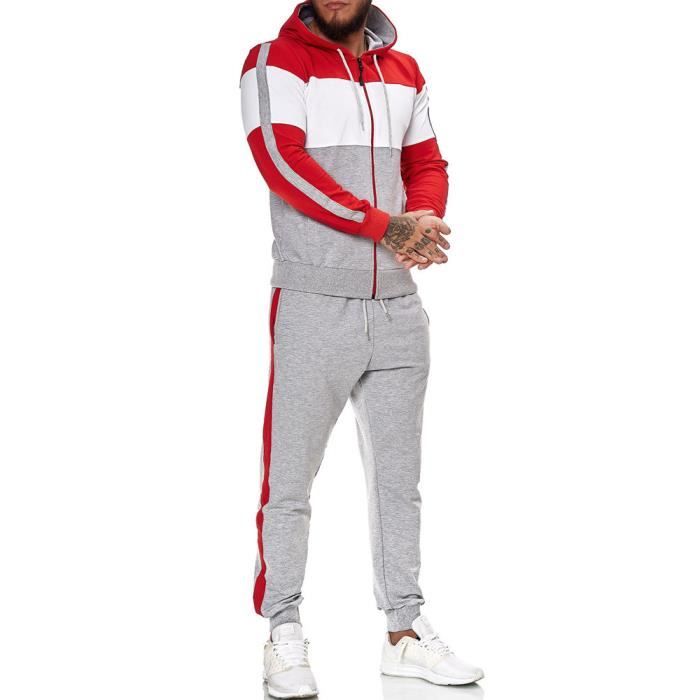 Survêtement fashion homme Survêt R-1082 gris