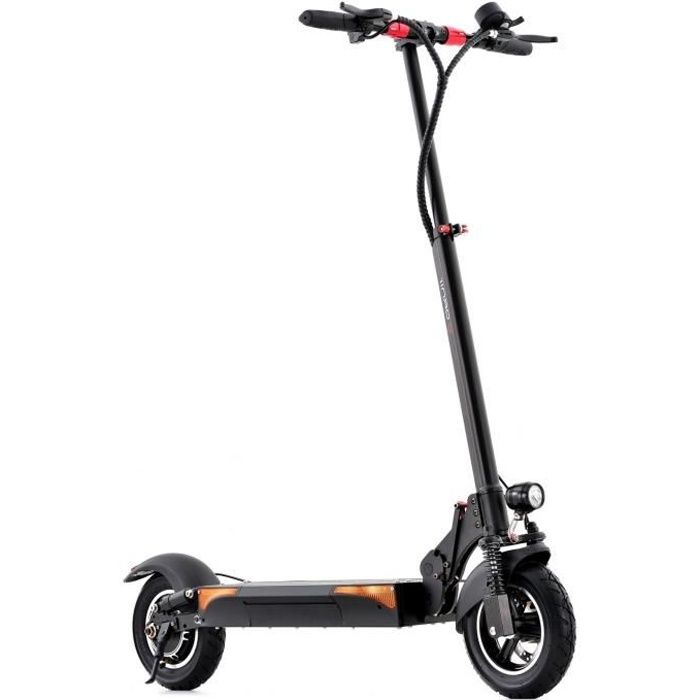 ORNII Ariane 3 Ultra -Trottinette Electrique Pliable - Eclairage LED - Roues 10 Pouces - Frein à Disque - Moteur 500W - Noir