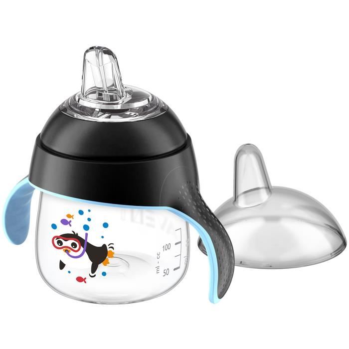 PHILIPS AVENT SCF746/01 Tasse bec anti-fuites - 200 ml - Noir