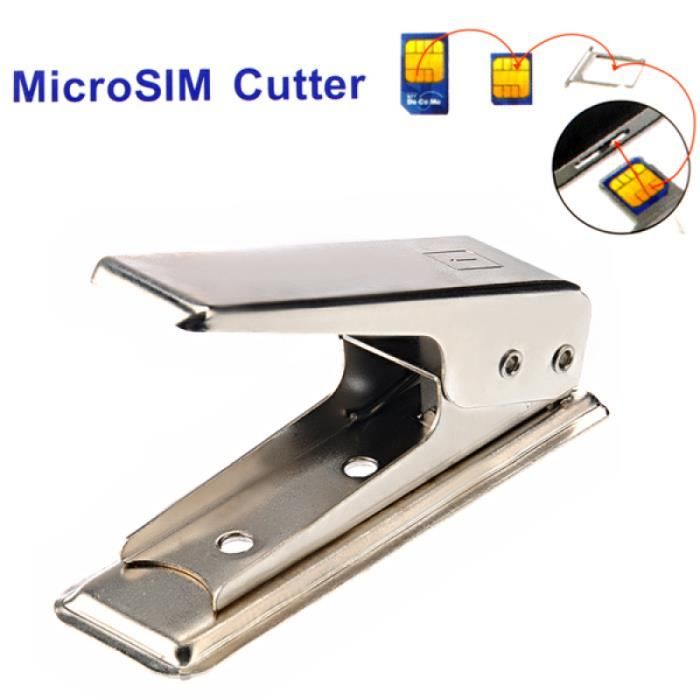 1Pc SIM Cutter Utilitaire Pratique Portable Exquis Coupe-Carte Durable Délicat ORDINATEUR TOUT-EN-UN