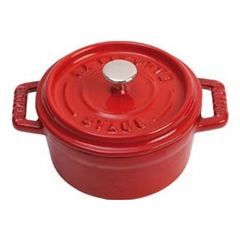 Cocotte ronde à picots 20 cm - 2.20 litres Roug…