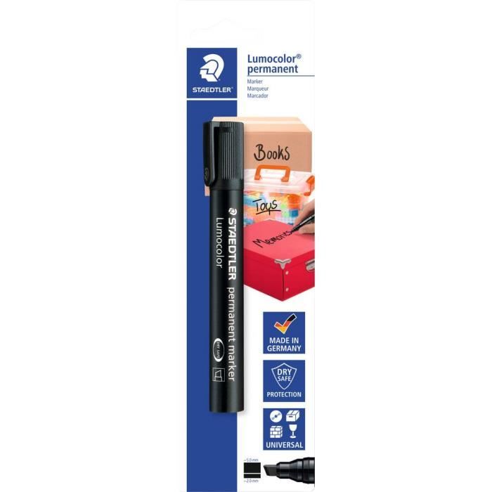 Marqueur permanent Staedtler Lumocolor 350-9 BK-1 noir résiste à leau: oui 1 pc(s)