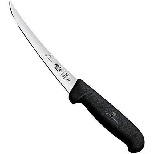 Victorinox 5.6663.15 Couteau à désosser avec lame super flexible, Acier Inoxydable, Noir, , 30 x 5 x 5 cm