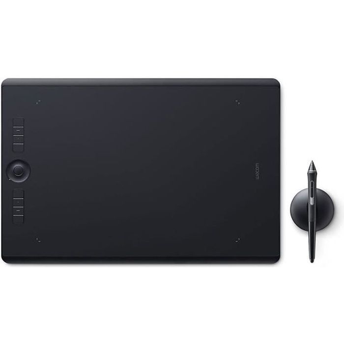 Wacom Tablette graphique Intuos Pro avec Stylet Pro Pen 2 + Repose-stylet - Large - Surface active 311 x 216 mm