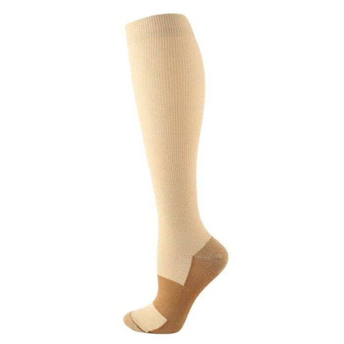 Mi-bas en Cordura à compression graduée 18-22 mmHg pour chaussures de sécurité