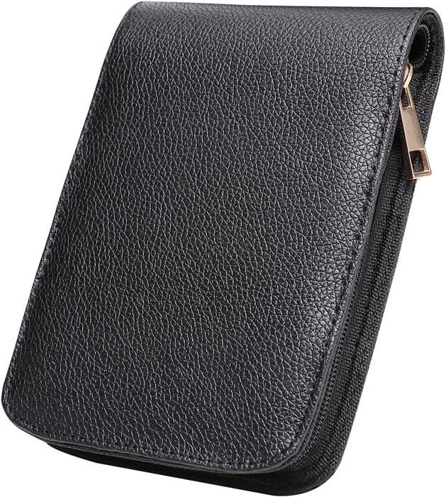 Sac Cabine Pilote 2 Roues Vega - Simili Cuir Noir - 37L - Pour Voyage D'affaires - Neuf