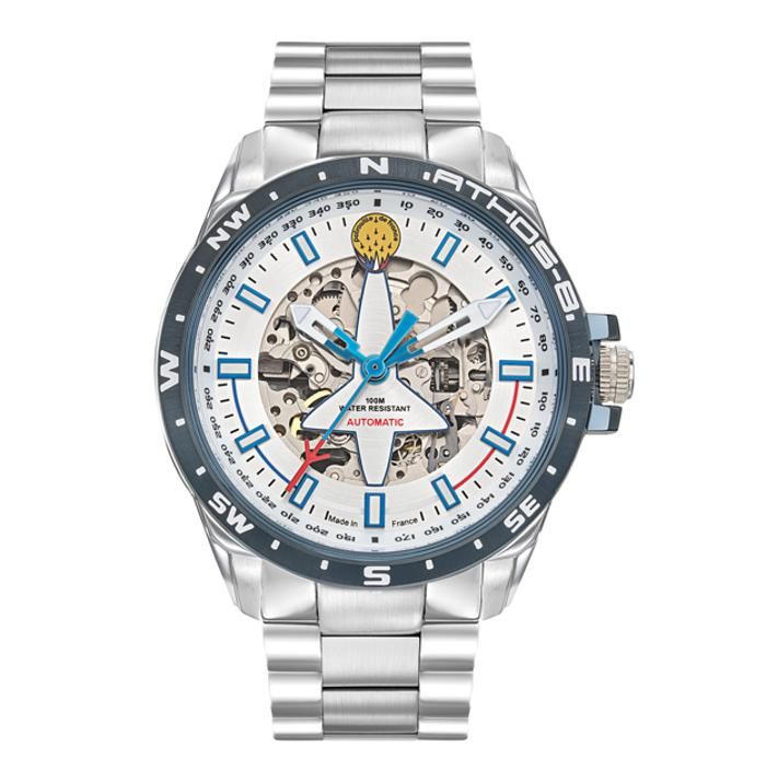 Montre bracelet Patrouille de France Automatique Acier Cadran Blanc A8-100ED-668111 Montre bracelet Patrouille de France Automatique Acier Cadran Blanc A8-100ED-668111