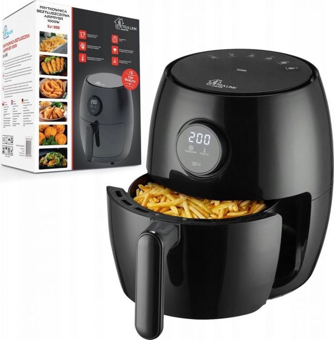 Friteuse à air - Extralink - SJ-200 - 2L - 1000W - Température variable