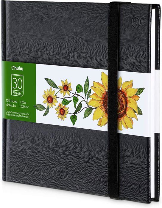 Carnet De Croquis A5 - Bloc De Dessin Avec 60 Pages/30 Feuilles - 120 G/m² - Page Vierge - Carnet De Croquis - Bloc De Dessin - Couverture Kraft - Pour Adultes Et Enfants