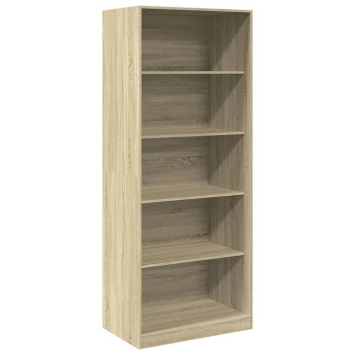 Armoire MGH - Garde-robe Chambre - chêne sonoma - 80x50x200 cm - bois dingénierie M308