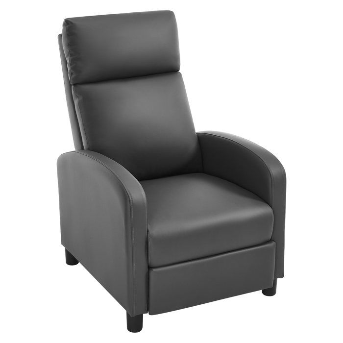 Fauteuil Relax en PU - WOLTU Fauteuil Inclinable Rembourrée - Dossier et Repose-Pieds Réglables Appui-tête - Gris Fauteuil Relax en PU - WOLTU Fauteuil Inclinable Rembourrée - Dossier et Repose-Pieds Réglables Appui-tête - Gris