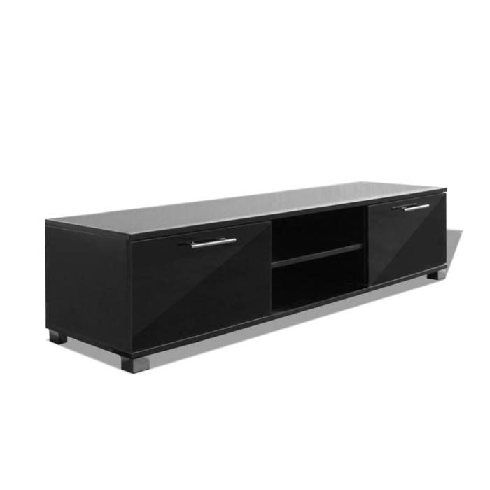 Printemps/été 2025 Meuble TV Noir - JM - Table de salon - brillant 120x405x35 cm EU3014