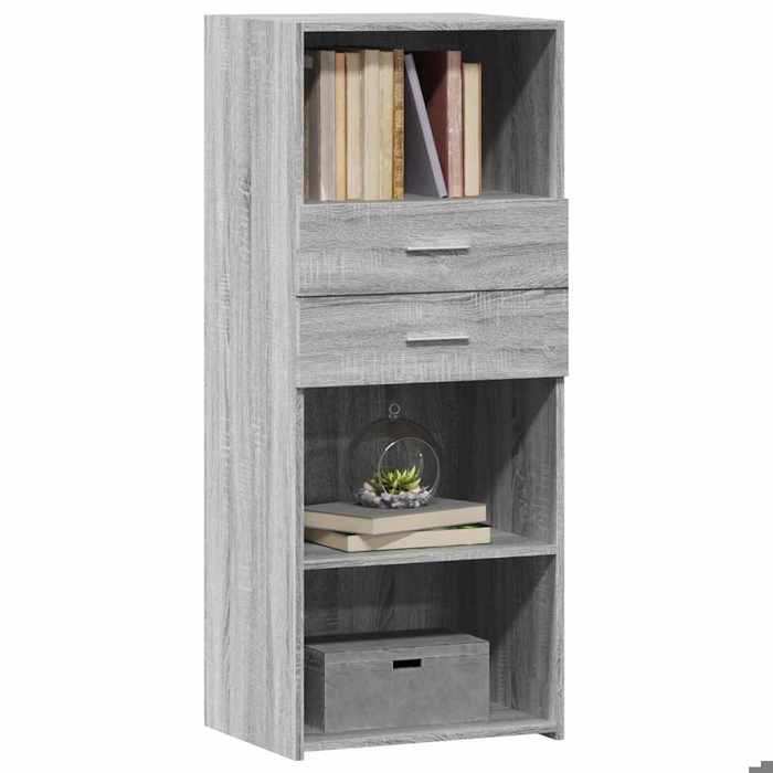 RemiseArmoire haute/Buffet haut - Décor salon/cuisine - sonoma gris 50 x 42 5 x 124 cm bois dingénierie *aspect pratique8119788 RemiseArmoire haute/Buffet haut - Décor salon/cuisine - sonoma gris 50 x 42 5 x 124 cm bois dingénierie *aspect pratique8119788