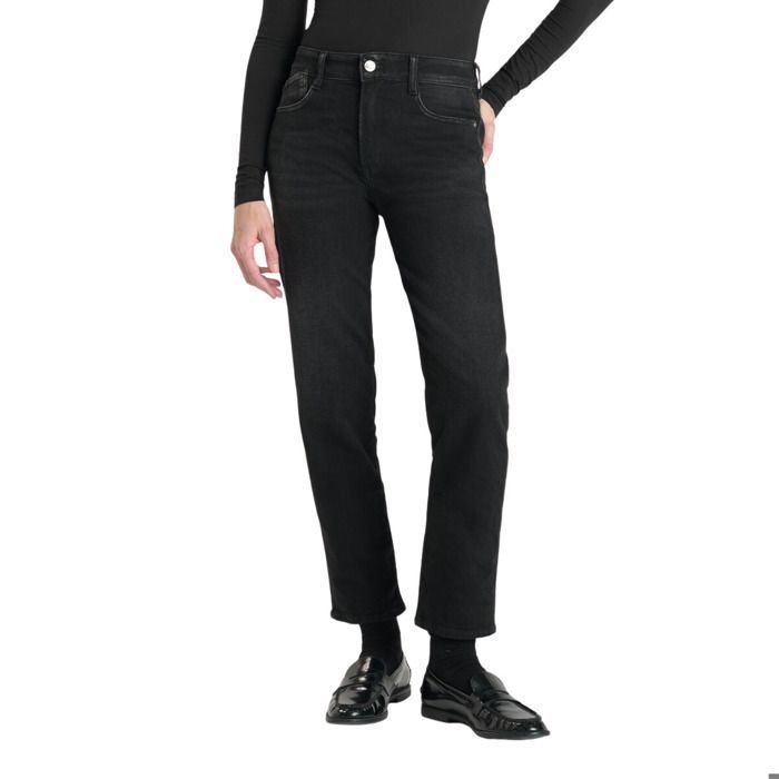 Pantalon Chino Slim Fit Noir Le Temps Des Cerises - Coton, Taille Régulière - Neuf Avec étiquettes