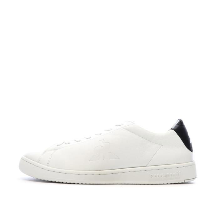 Le Coq Sportif Baskets Blanches/Noires Homme Le Coq Sportif Phenix
