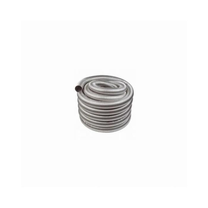 Tubage flexible inox double peau ø80 mm - 2 mètres