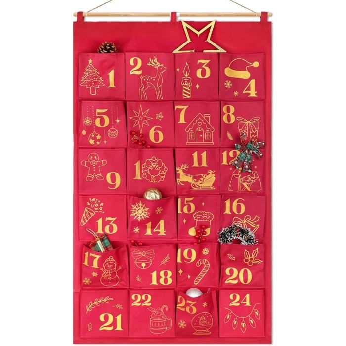DPKOW Lot de 4 calendriers de l'Avent du Ramadan 2025, 30 calendriers de compte à rebours à faire soi-même, boîtes cadeaux pour le Ramadan, décorations de l'Aïd islamique