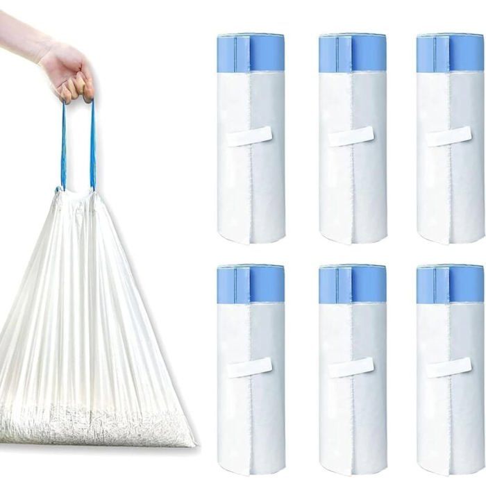 Meilleurs prix pour 90 sacs litière chat 500×450 mm – biodégradables 6 rouleaux Label
