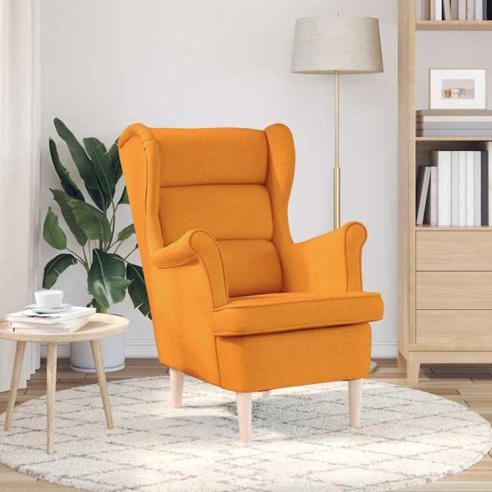 Best2026@Tissu Fauteuil Relax SHIELDPRO® - maximal: 110 kg - Fauteuil jaune foncé 74x84x100 cm - pour salon8433