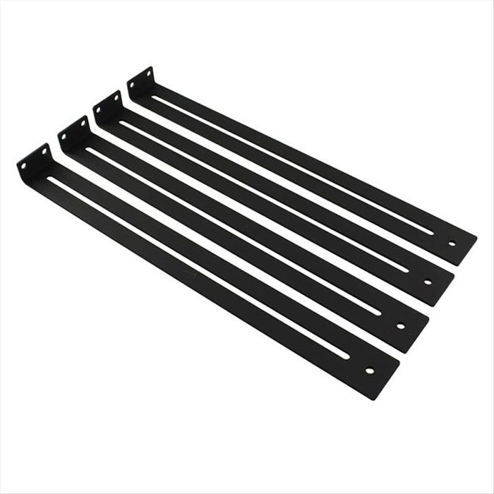 4 x Support de réparation de tiroir4 x écrous hexagonaux4 x écrous papillon4 x vis courtes8 x visMétalNoir