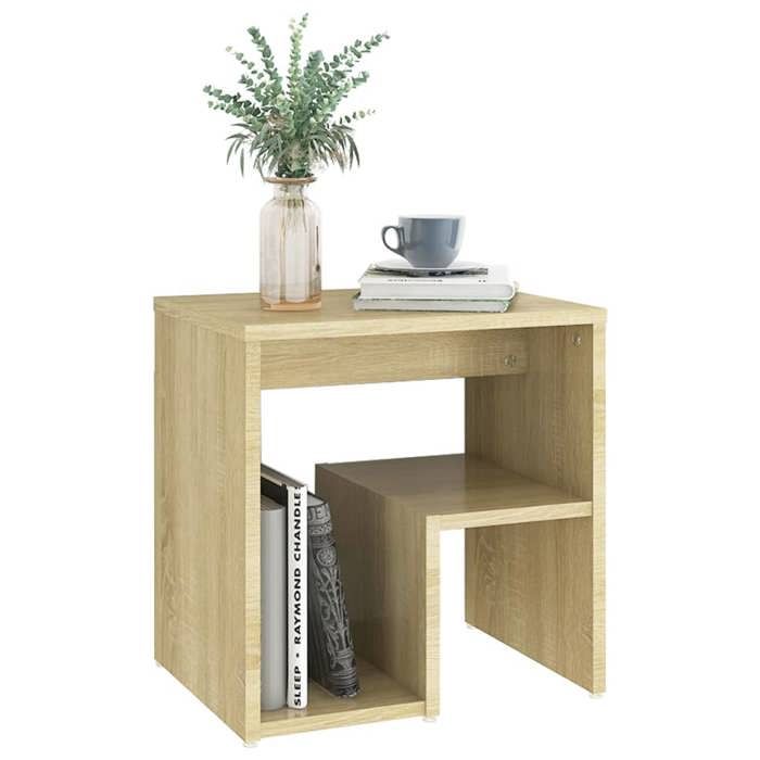 Magnifique Tables de chevet (2 PCS) - ZENCORE - Lot de 2 armoires de chevet - chêne sonoma 40x30x40cm bois dingénierie M3417151