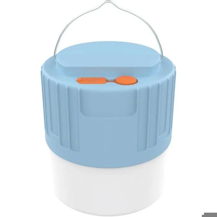 Lanterne De Camping Rechargeable Led 3 Modes Déclairage Étanche Ipx4 Portable Avec Crochet Bleue Pour Randonnée Extérieur