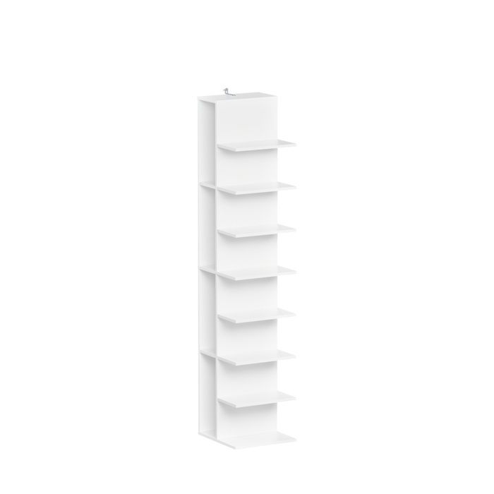 Bibliothèque colonne étroite blanche - SoBuy - 7 niveaux - 10 étagères - 30×32.5×146.8 cm - Panneau de particules Bibliothèque colonne étroite blanche - SoBuy - 7 niveaux - 10 étagères - 30×32.5×146.8 cm - Panneau de particules