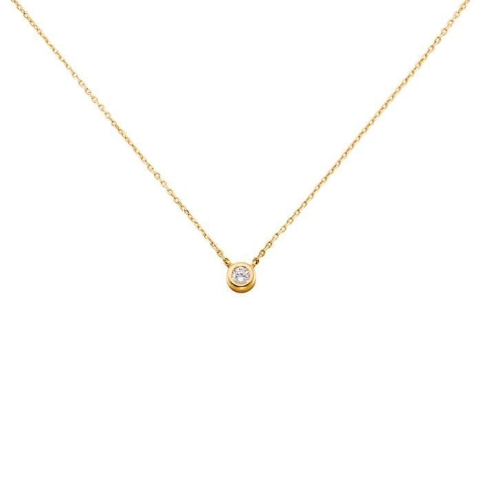 Collier ras de cou AGATHA Brillant doré Argent véritable