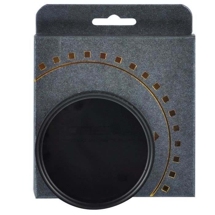 Filtre ND Variable FOTGA Slim Fader ND2 à ND400 - 49mm, Réglable Pour Photos Et Vidéos