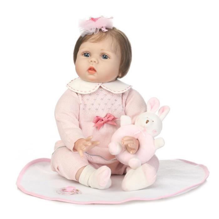 Reel Bebe Poupee 55cm Nouveau Ne Poupee Enfants Fille Playmate Cadeau D Anniversaire Cdiscount Jeux Jouets
