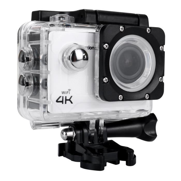 Jadfezy WiFi Caméra Sport Ultra HD 1080P, 12MP Caméra d'action avec 2