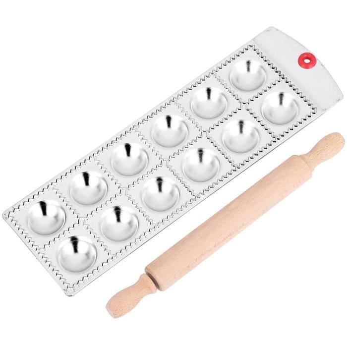 Machine à Raviolis Professionnelle En Aluminium - 61 Cavités Pour Pelmeni, Varenyky - Rapide Et Antiadhésive - 8