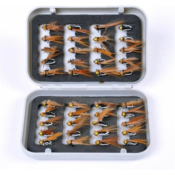 Kit 101 Leurres De Pêche Complet Avec Boîte De Rangement – Cuillères, Leurres Souples, Hameçons – Neuf