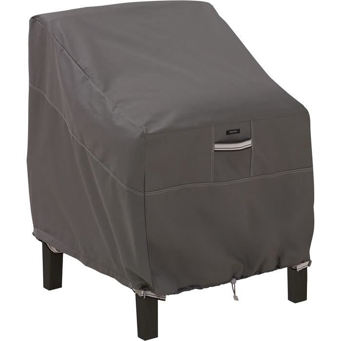 Housse De Protection Pour Fauteuil De Jardin Pivotant - Tissu Oxford Imperméable, 97x88x83 Cm - 2