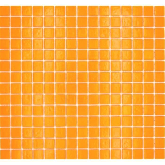 Tapis De Mosaïque Miroir MOSANI – Crédence Mandarine, Verre Brillant Pour Cuisine Ou Salle De Bain
