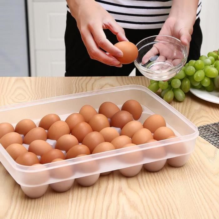 Boîte De Rangement Œufs En Bois Style Japonais - 12 Œufs - 30x10,5 Cm - Bois De Paulownia - Pour Cuisine Ou Frigo