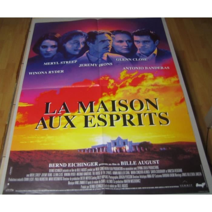La Maison Aux Esprits - Antonio Banderas - 60x80cm - AFFICHE ORIGINALE - La Maison Aux Esprits Film Critique