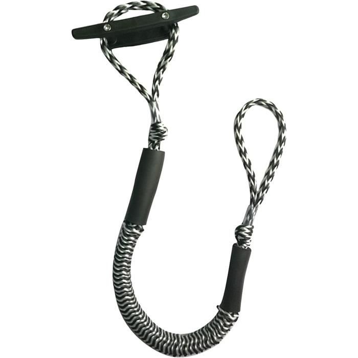Lignes De Quai à élasticité De 3 Pieds / 2 Pack Avec Clips - Cordes De Bateau élastique De
