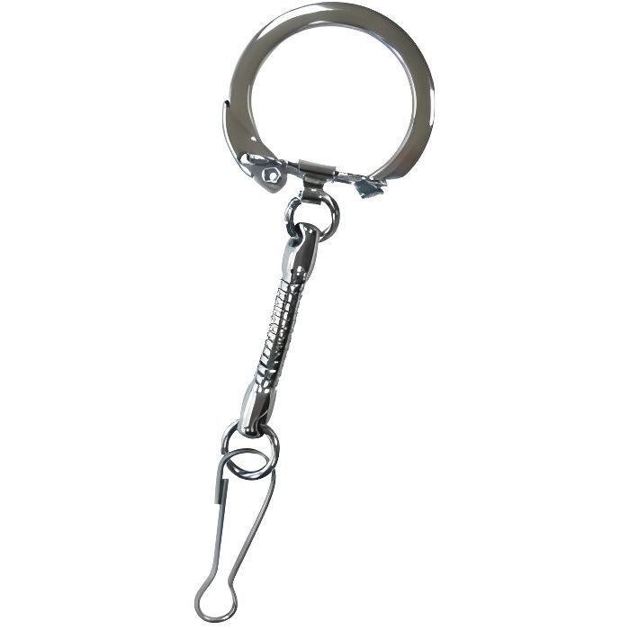 Attache porte-clés avec mousqueton - Hématite x 6 - Cdiscount Bagagerie -  Maroquinerie