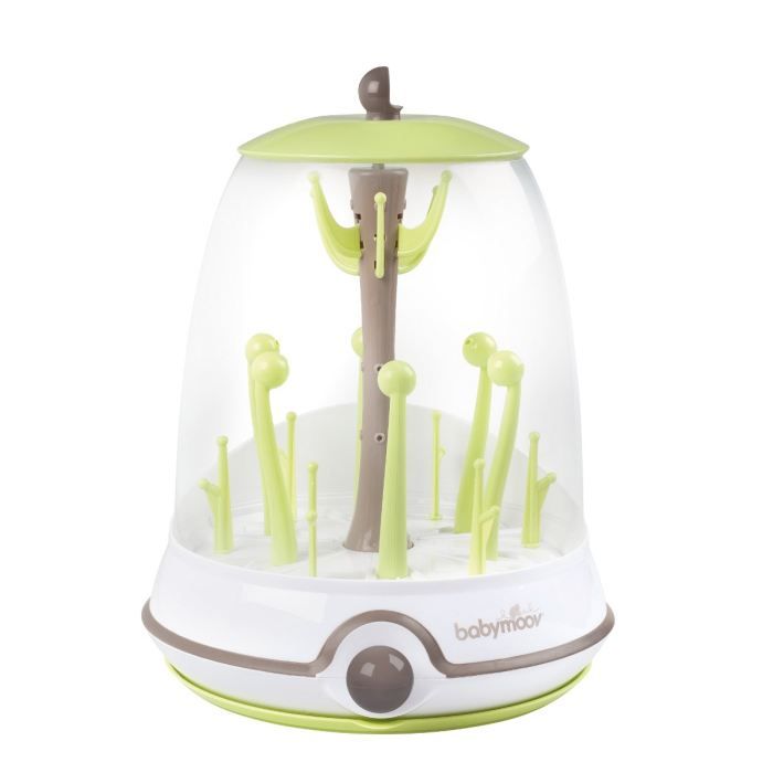 Stérilisateur Biberons Babymoov Turbo Pure - Stérilisation Vapeur + Séchage Air Purifié HEPA - 99.9% Bactéries