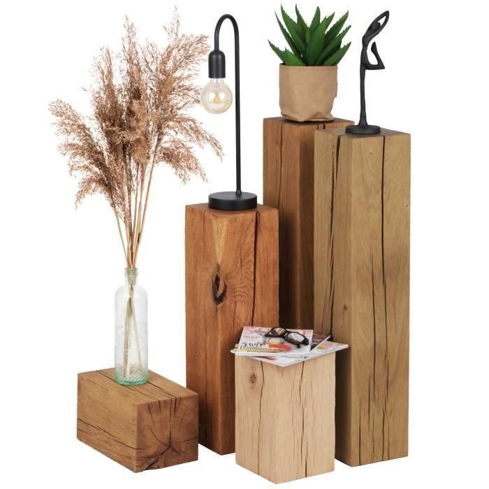 Plateau Table Bois Massif Frêne 80x60cm - Brut, Épaisseur 4cm | Pour Table Basse, Bureau