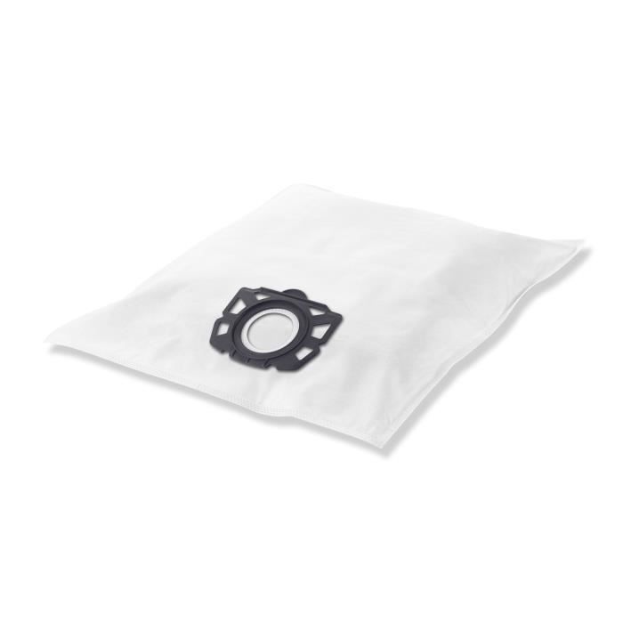 10 Sacs D'aspirateur Pour Kärcher WD 7.300 - Référence 1.347-560.0 - En Microfibre Non Tissée