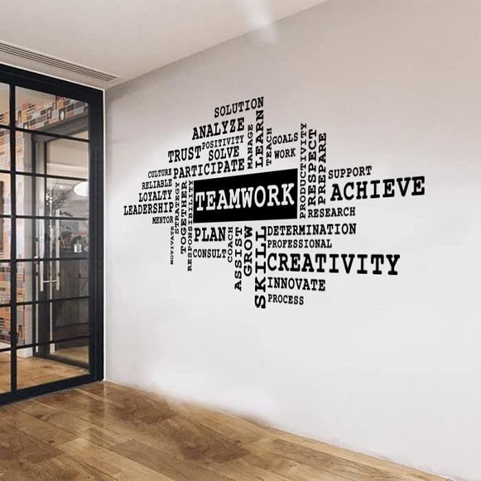 Décoration Murale Inspirante Pour Bureau, Maison, Lieu De Travail, Entreprise, Décoration Murale Motivante De Style Minimaliste - Impression Sur Toile