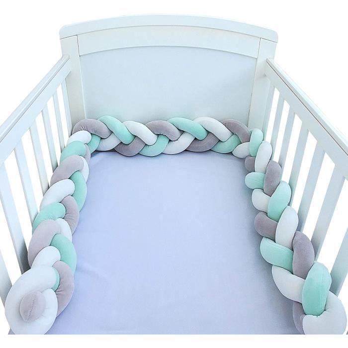 Tour De Lit 158 Pouces 400cm Coussin Bebe Serpent Coussin Tresse Parechocs Velvet Berceau Tour De Lit Tresse Lit Bebe Noue Peluche Cdiscount Puericulture Eveil Bebe