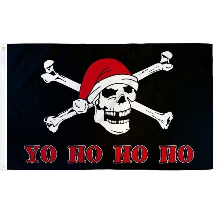 AZ FLAG - Drapeau Père Noël Arrête Toi Ici - 150x90 Cm