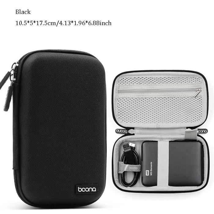Pochette Adhésive Accessoires Ordinateur Lot De 3 Pochettes Adhésives Pour Disque Dur Et Accessoires - Rangez Câbles, Souris, écouteurs Sans Prise De Tête Disque Dur Externe Portable